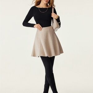 OGL High Waisted Flare Hem Mini Skirt S NWT